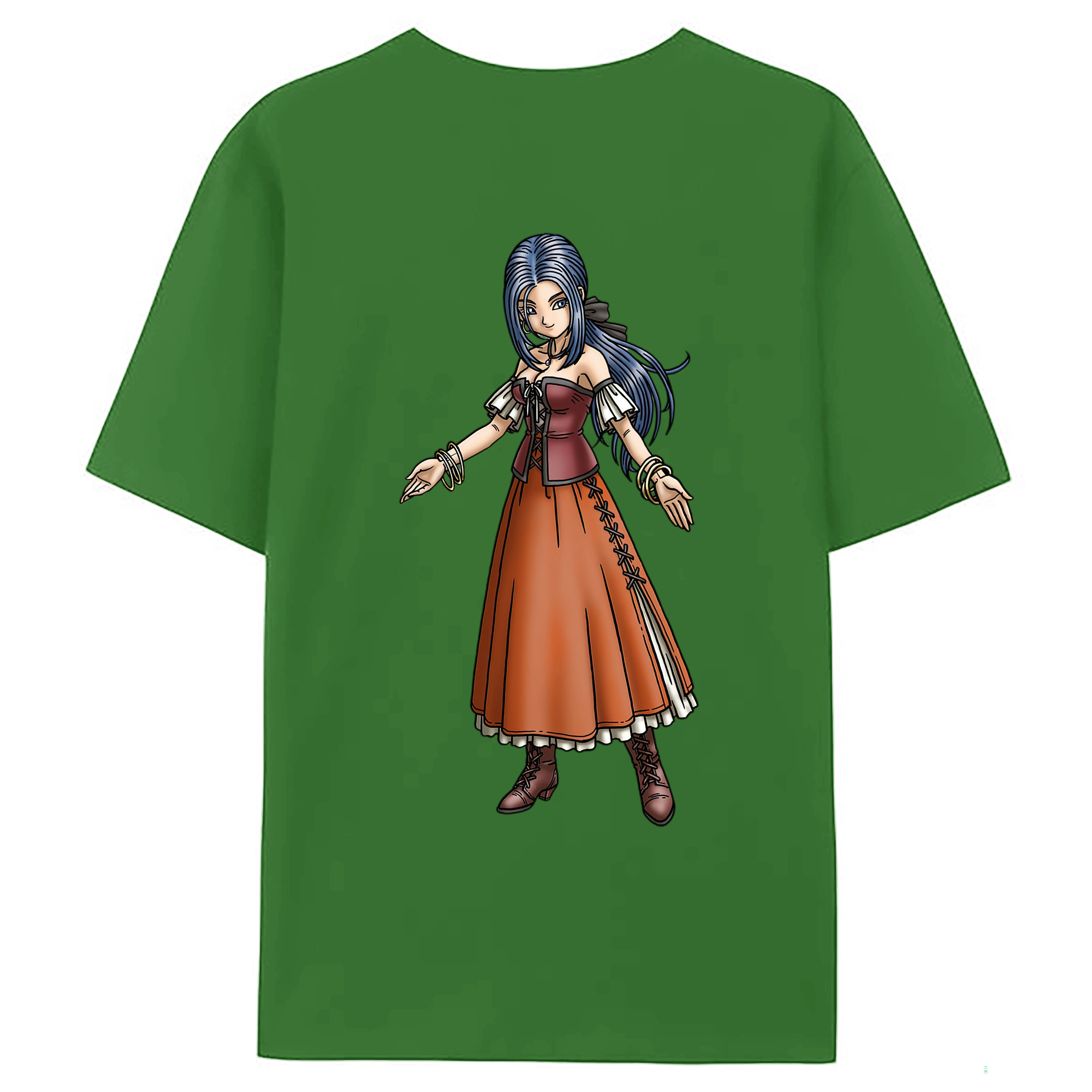 （画像用） ドラゴンクエスト Doragon Kuesuto Dragon Quest レディース半袖Tシャツ(バックプリント)